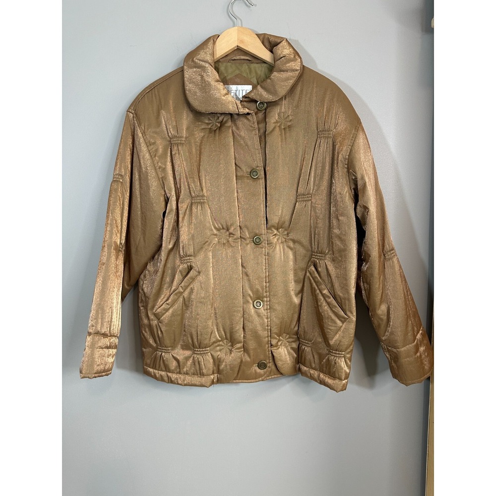 Vintage Petite Sophisticate Womens Medium Puffer Jacket Winter‎ Coat Y2K 90s Ski